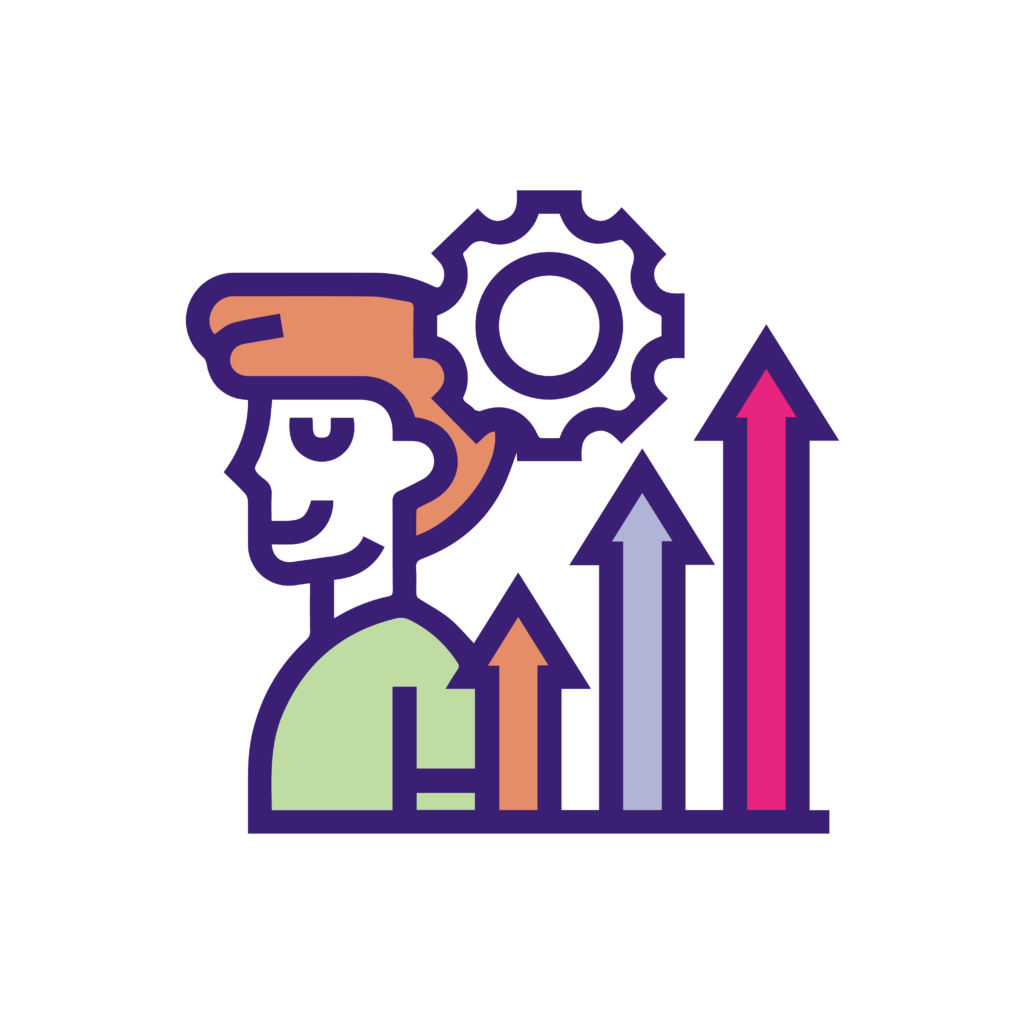Opportunity to progress and develop your skills icon